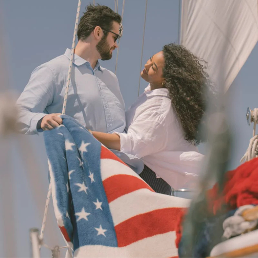 American Flag Blanket