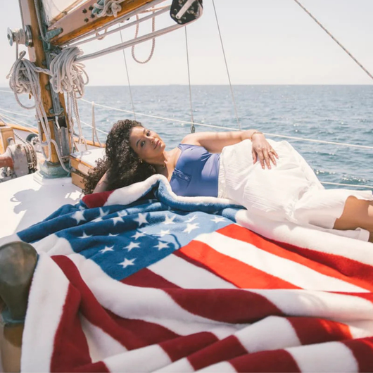 American Flag Blanket