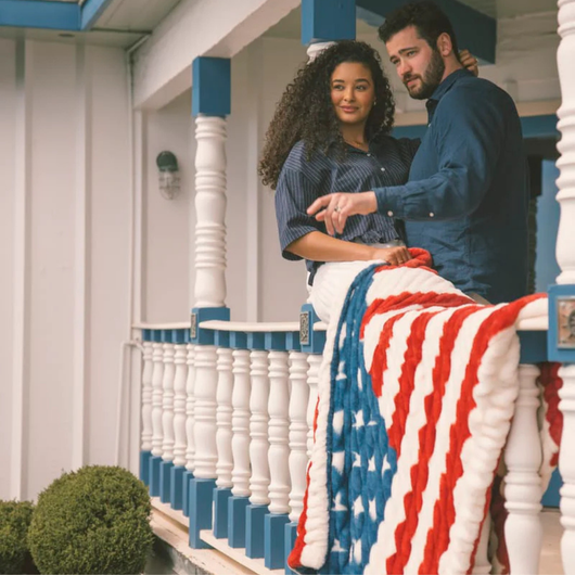 American Flag Blanket